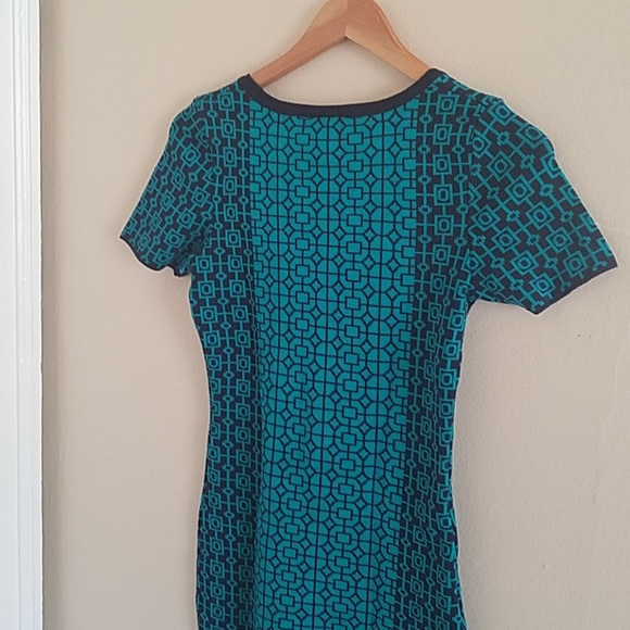 Knit Sweater Tunic Dress Size Small Short Sleeve - Picture 6 of 7